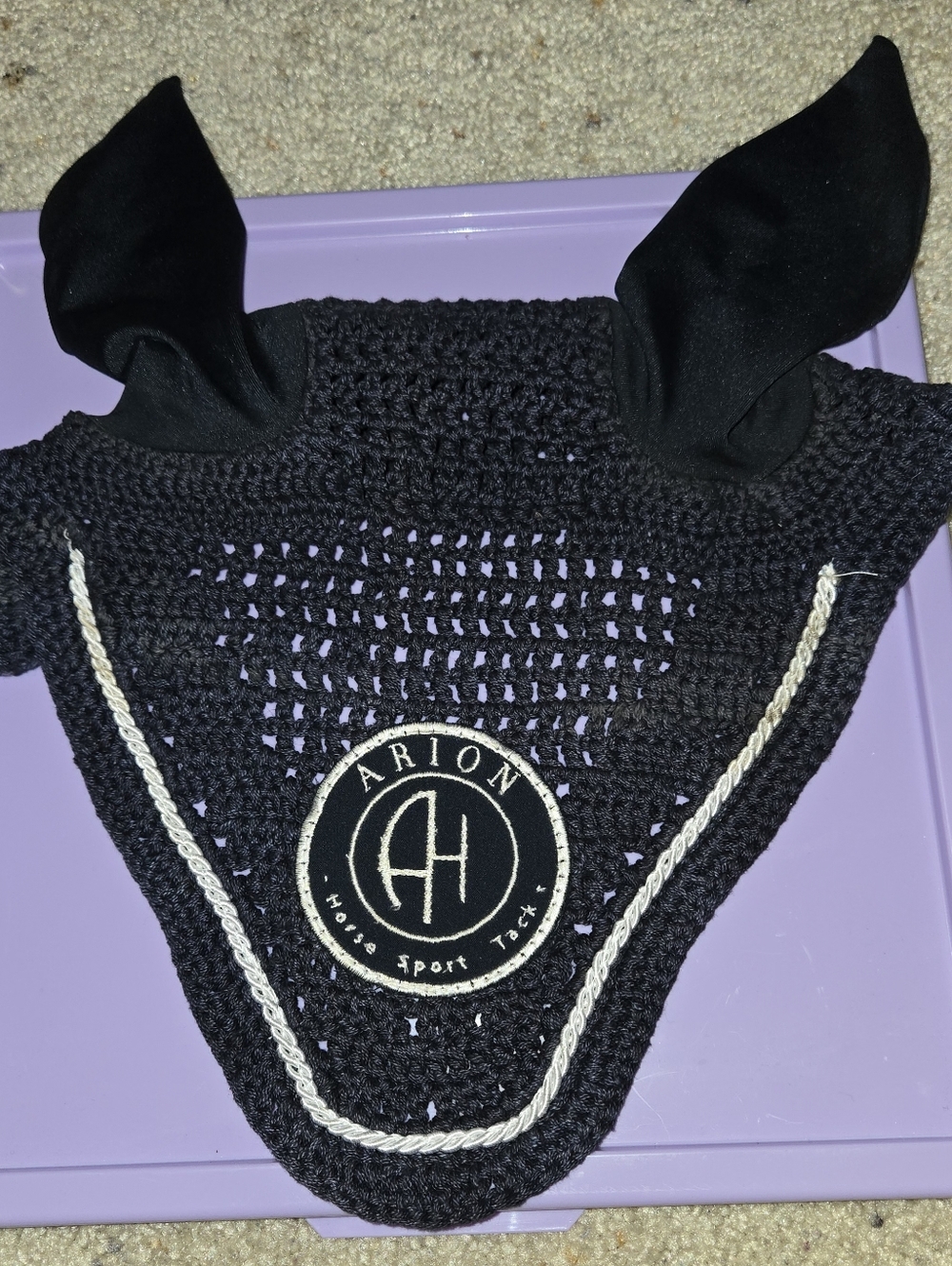 Arion Dark Blue Ear Bonnet